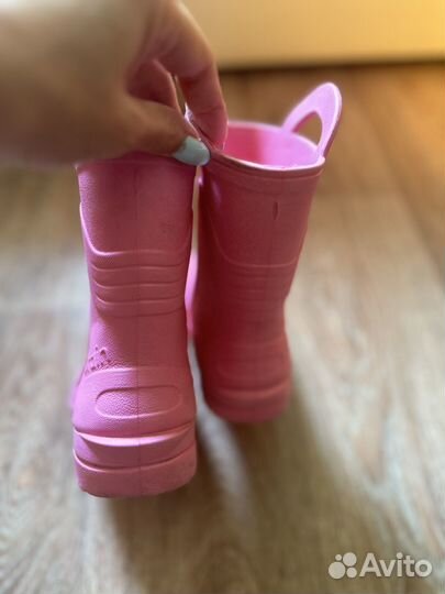 Резиновые сапоги доя девочки эва 27