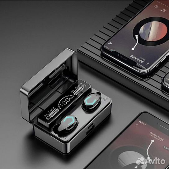 Беспроводные наушники TWS M9 с функцией Power Bank