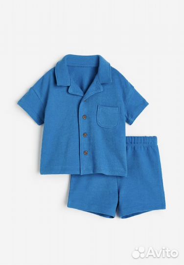 Синий костюм h&m