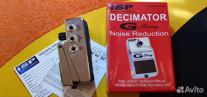 Гитарная педаль ISP Decimator G-string шумодав