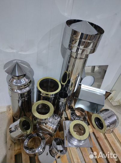 Сэндвич-труба Для Дымохода 200х300, L-1м