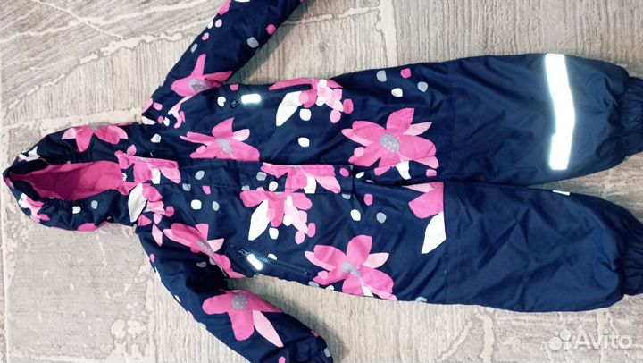 Зимний комбинезон для девочки 98