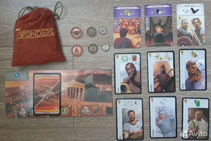 Дополнения, промо, компоненты к 7 чудес / Дуэль