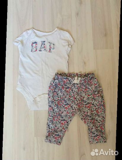 Вещи пакетом на девочку 3-7месяцев