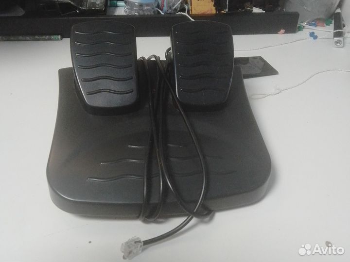 Игровой руль с педалями для пк и пс 3