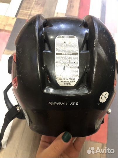 Хоккейный шлем профессиональный bauer S re-akt 75