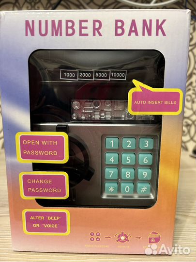 Детский сейф копилка