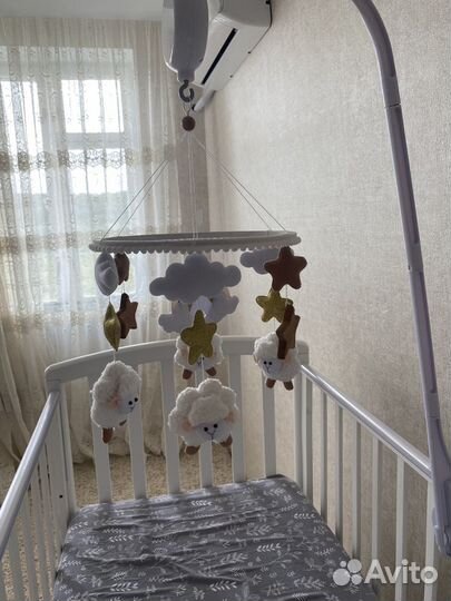 Детский мобиль из фетра