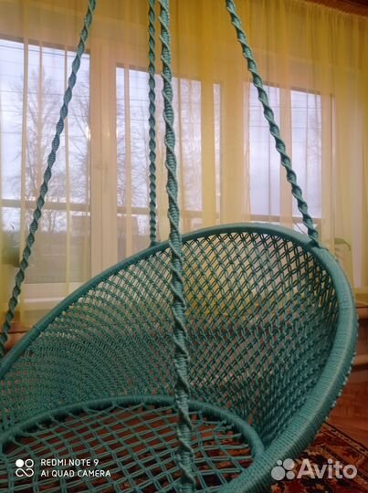 Подвесное кресло макраме