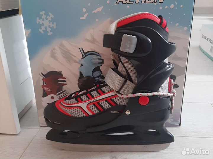 Коньки раздвижные 30-33