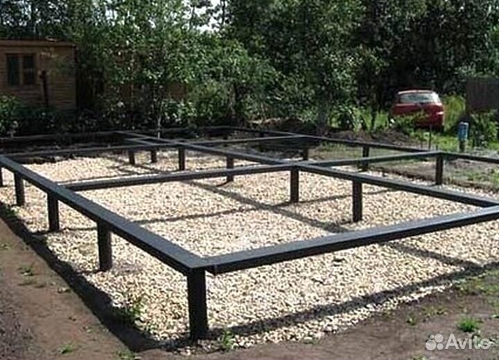 Фундамент для забора