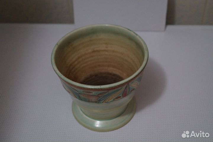 Старинный горшок-кашпо (фарфор, керамика) Англия