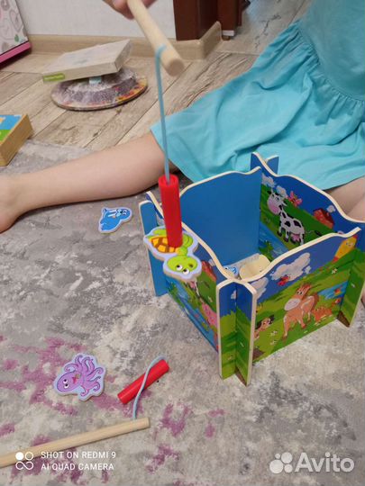 Play tive fishing рыбалка (деревянная)