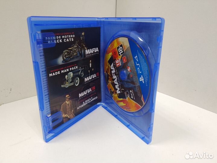 Игровые диски. Sony Playstation 4 Mafia: Definitiv