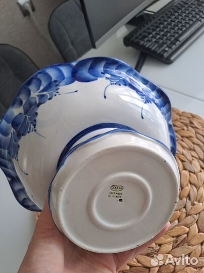 Фруктовница гжель