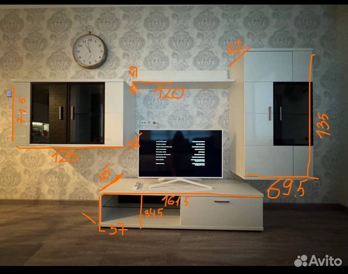 Стенка в гостиную для тв