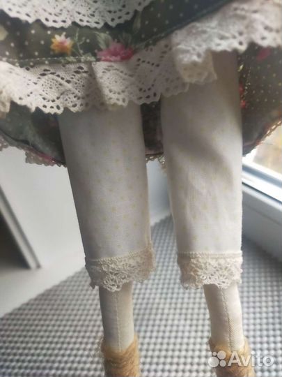 Кукла тильда интерьерная текстильная ручной работы