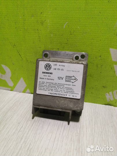 Блок управления AIR BAG Фольксваген Гольф 3 Венто