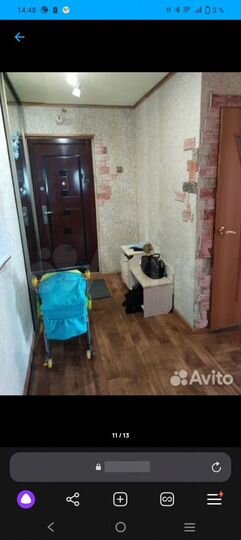 3-к. квартира, 62 м², 2/3 эт.