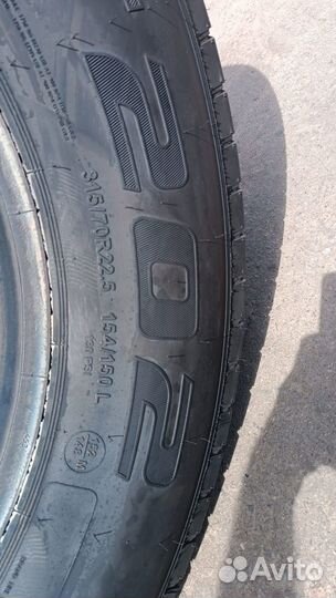 Шина рулевая грузовая 315/70 R22.5 кама