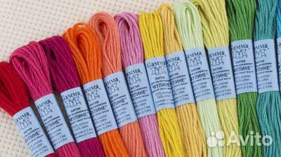 Нитки для вышивания Гамма