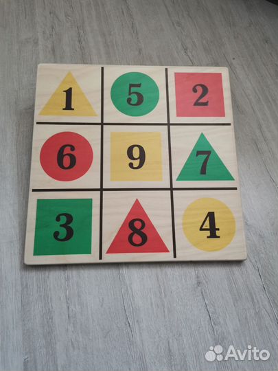 Мишень напольная цветная, доска бильгоу