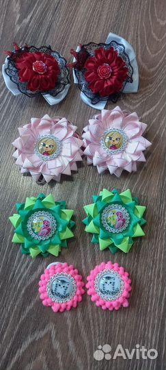 Резинки бантики,ручная работа