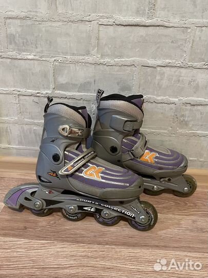Роликовые коньки раздвижные 35-38