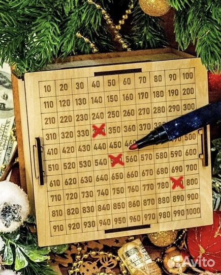 Копилка деревянная