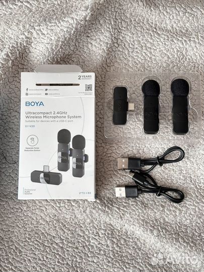 Петличный микрофон boya BY- V20
