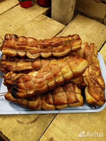 Грудинка горячего копчения