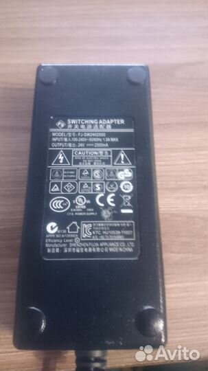 Блок питания ккм атол, штрих 24V 2500mA