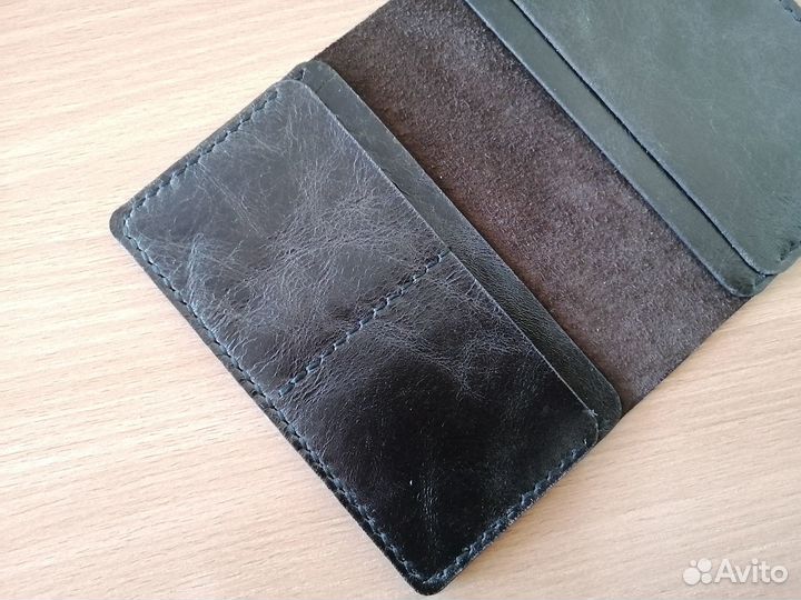 Обложка для документов натуральная кожа
