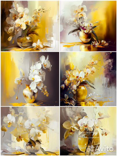 Орхидеи картина в интерьер