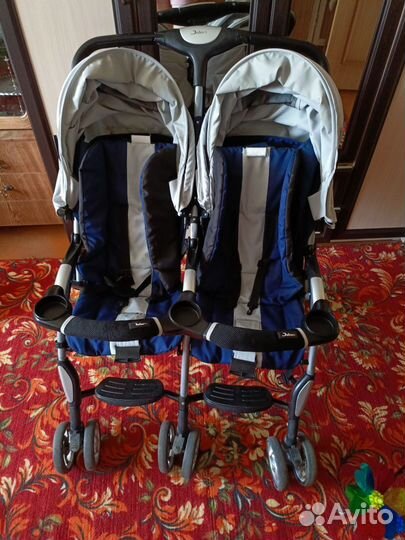 Коляска трость для двойни