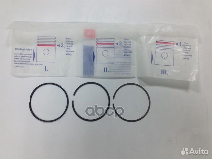 08-436800-00 Кольца поршневые fiat 1.4 d72 1-1