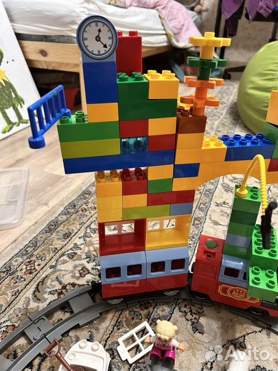 Конструктор lego duplo железная дорога и зоопарк