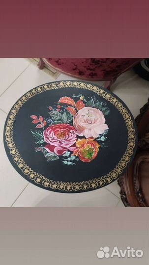 Тумба- консоль, массив, ручная роспись