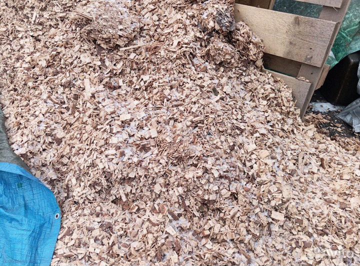 Декоративная щепа в удобных мешках