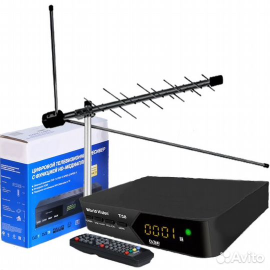 Адаптер телевизионный DVB т2,приема сигнала к тв