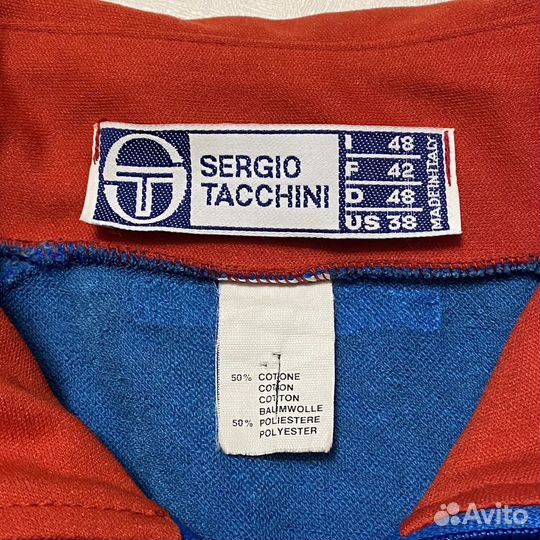 Sergio tacchini олимпийка винтаж 80х made in Italy