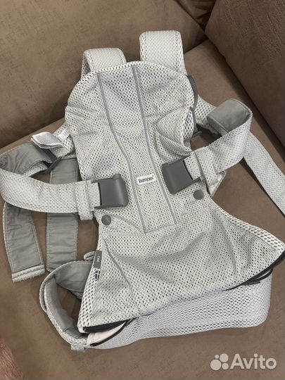 Эргорюкзак babybjorn one air mesh silver