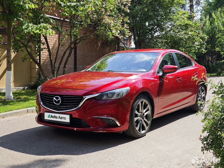 Mazda 6 2.5 AT, 2016, 166 560 км