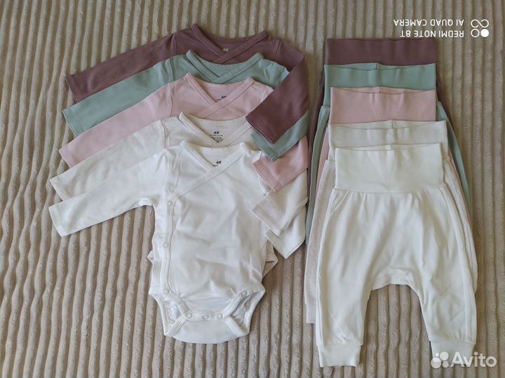 Вещи пакетом для девочки 62-68