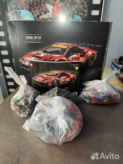 Конструктор lego technic ferrari 488 gte