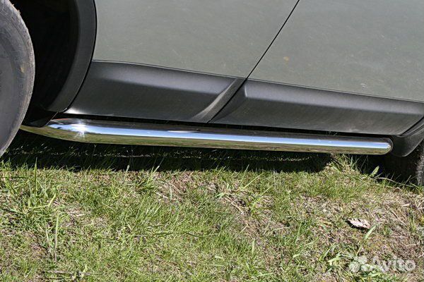 Труба металлическая хромированная D60 боковая, ком