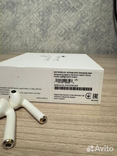 Наушники apple airpods (2 поколения )