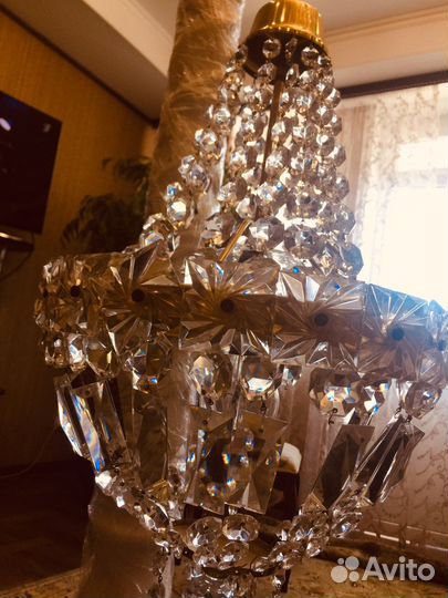 Люстра хрустальная чехия