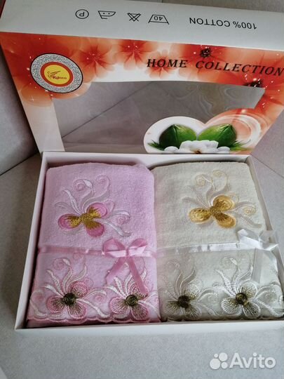Полотенца новые, хлопок
