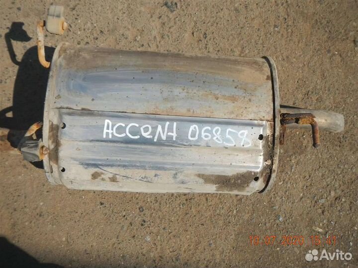 Глушитель основной Hyundai Accent II (+тагаз) 200